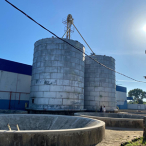 2 Silos com Costura Dupla e Fundo Cônico